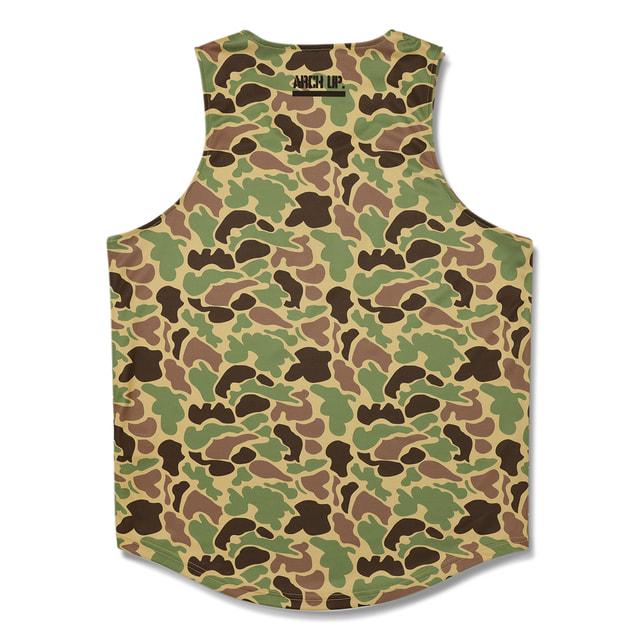 アーチ メンズ レディス バスケットボール ノースリーブシャツ Arch duck camo rev. tank「DRY」T226-102 Arch_3