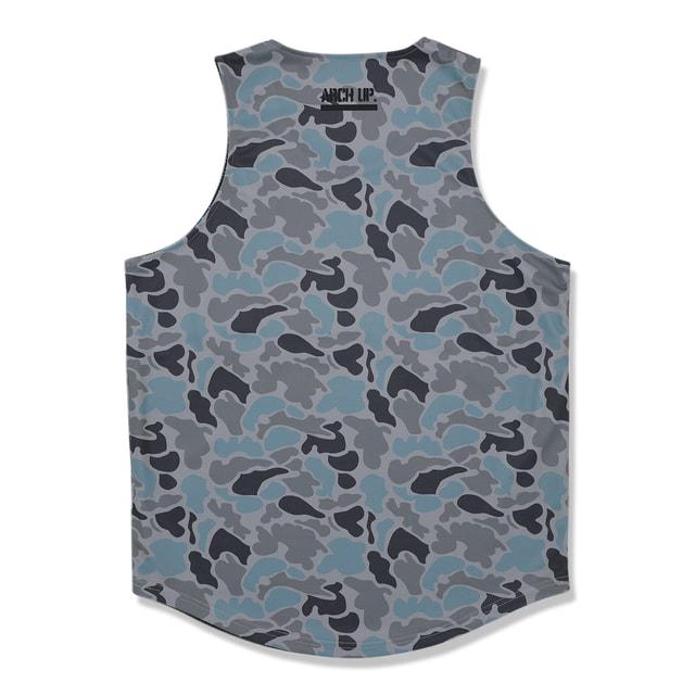 アーチ メンズ レディス バスケットボール ノースリーブシャツ Arch duck camo rev. tank「DRY」T226-102 Arch_4