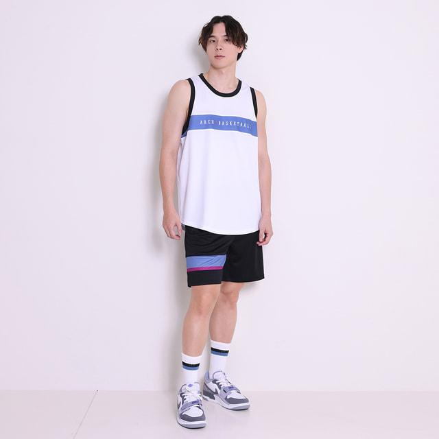 アーチ メンズ レディス バスケットボールウェア ノースリーブシャツ