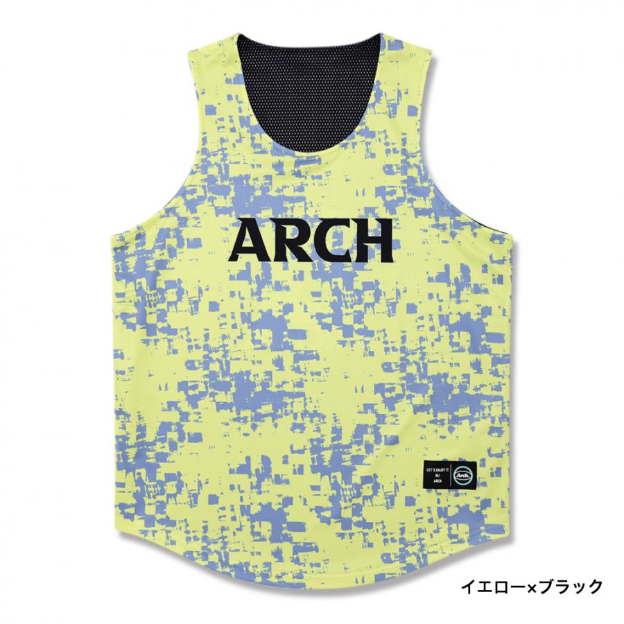 アーチ メンズ レディス バスケットボール ノースリーブシャツ grid