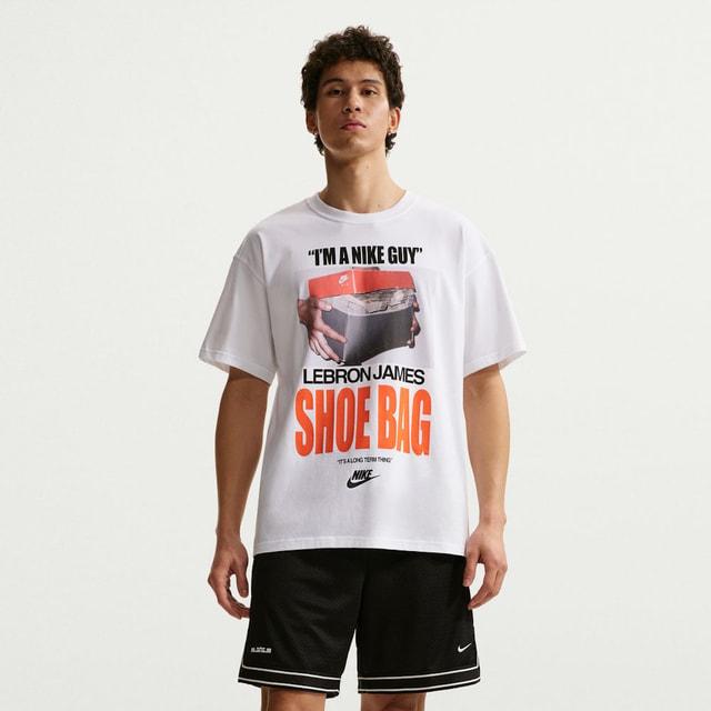 NIKE ナイキ LEBRON レブロン バスケシャツ 総柄 半袖シャツ XL NIKE（ナイキ） メンズ レディス バスケットボール 半袖Tシャツ