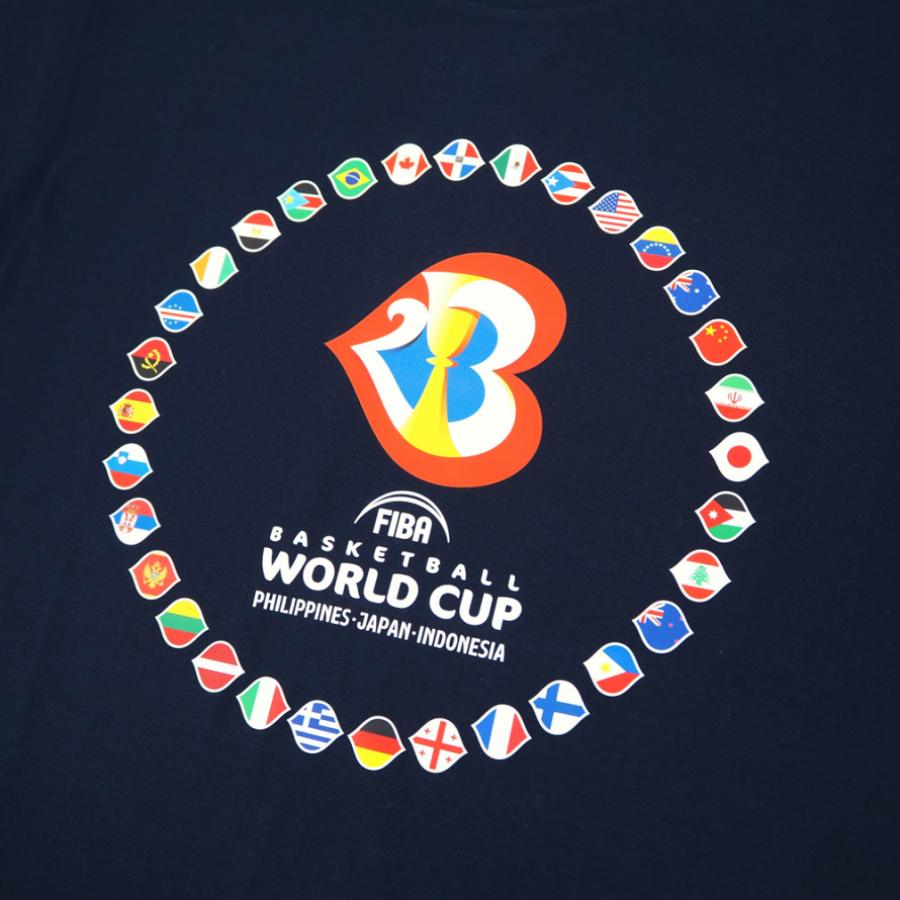 FIBA バスケットボールW杯 記念Tシャツ バスケットボール 半袖Tシャツ メンズ レディス FIBAバスケットボール
