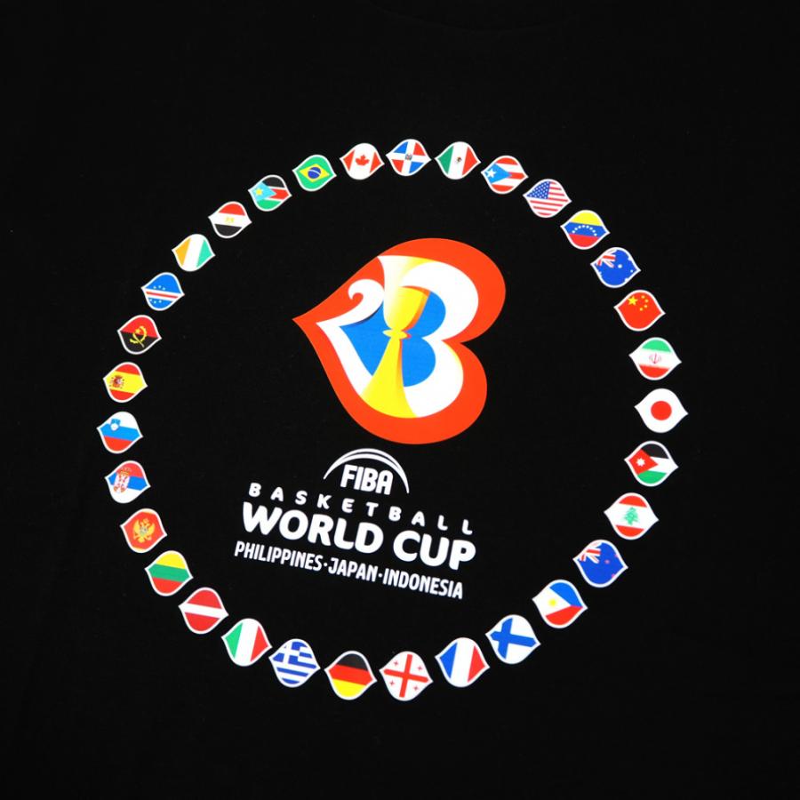 FIBA バスケットボールW杯 記念Tシャツ バスケットボール 半袖Tシャツ メンズ レディス FIBAバスケットボール