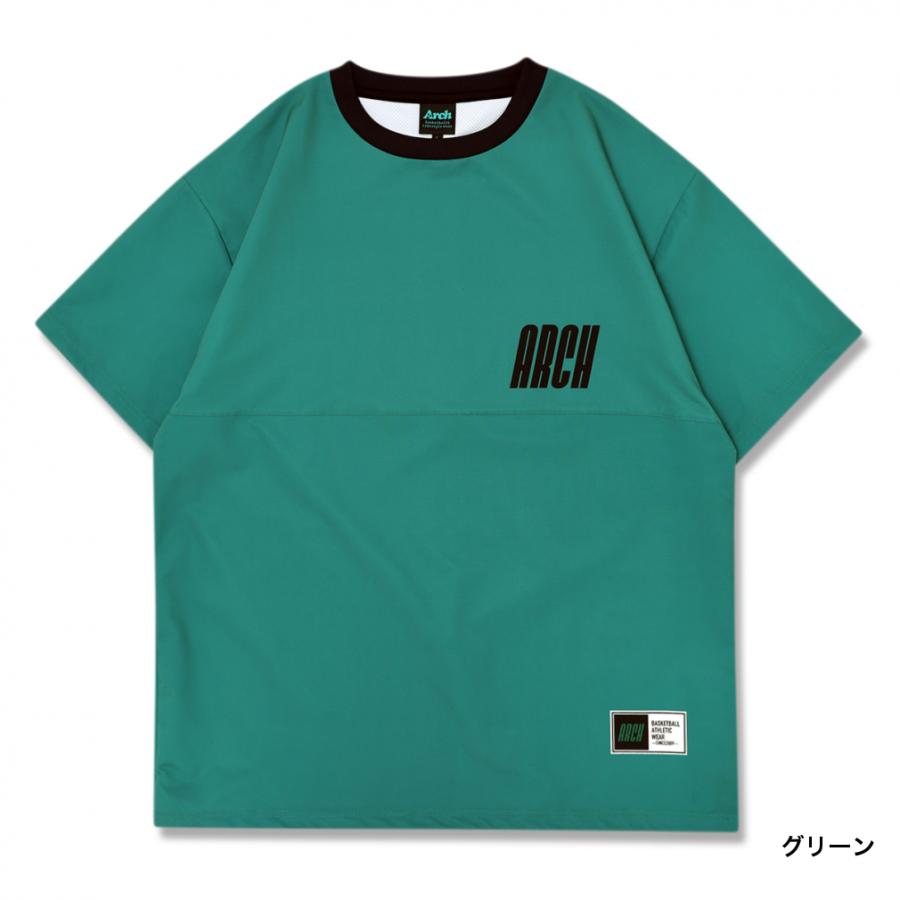 アーチ メンズ レディス バスケットボール 半袖Tシャツ tilt logo wind