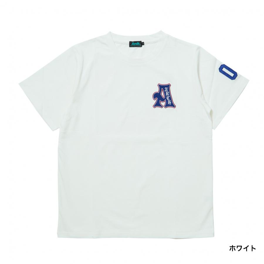 アーチ メンズ レディス バスケットボール 半袖Tシャツ vintage A