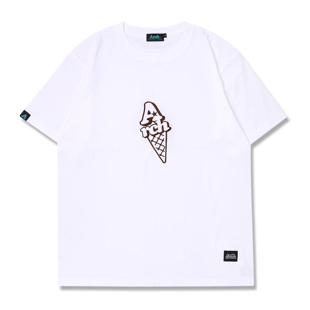 アーチ メンズ レディス バスケットボール 半袖Tシャツ Arch ice cream