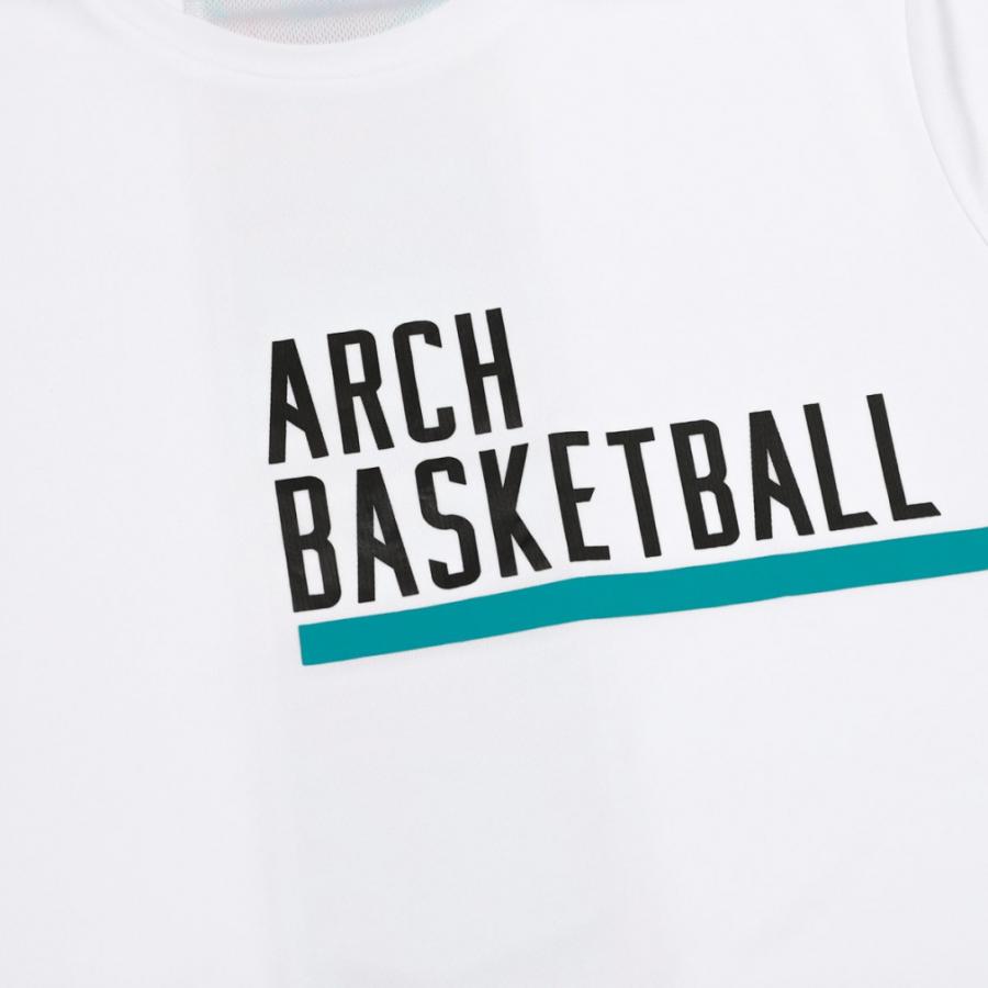 アーチ メンズ レディス バスケットボール 半袖Tシャツ triangle overlay tee T123 Arch｜alpen-group｜08