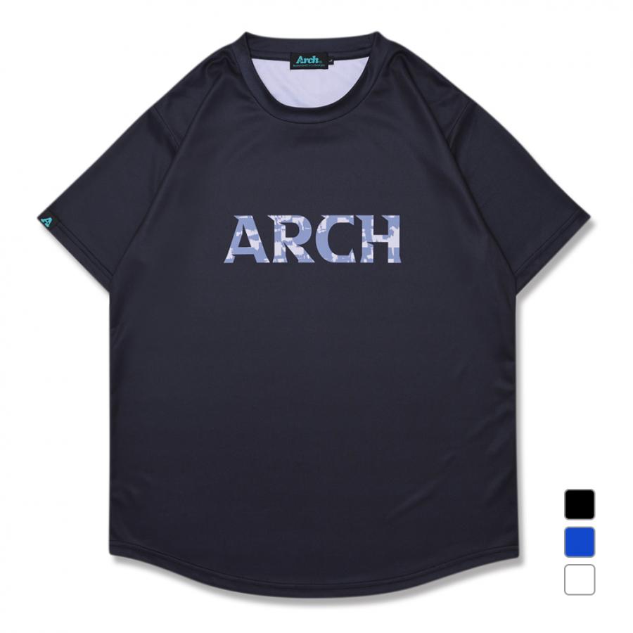 アーチ メンズ レディス バスケットボール 半袖Tシャツ grid faded tee