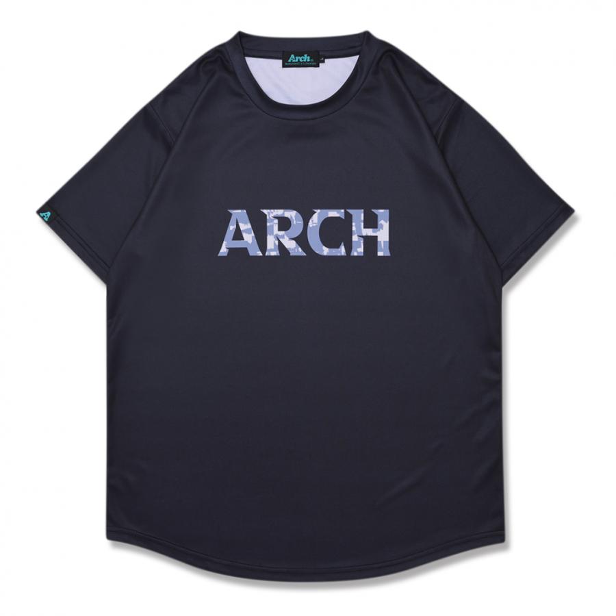 アーチ メンズ レディス バスケットボール 半袖Tシャツ grid faded tee
