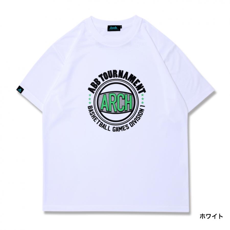 アーチ メンズ レディス バスケットボール 半袖Tシャツ tournament tee
