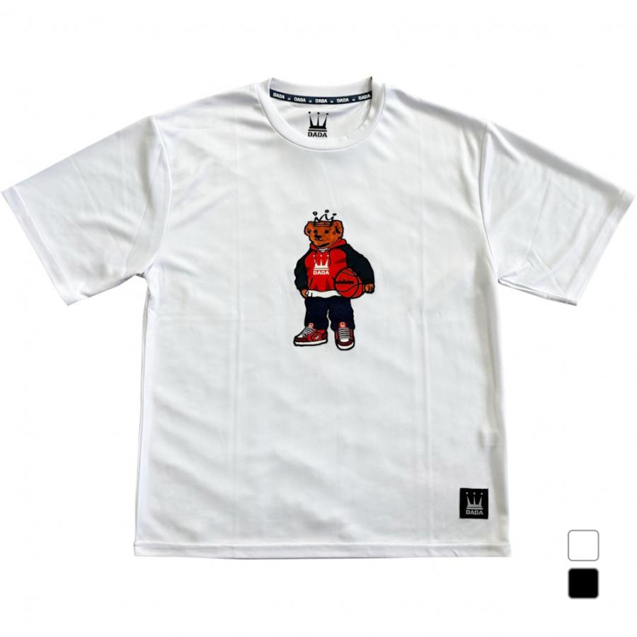 DADA メンズ レディス バスケットボール 半袖Tシャツ BEAR TEE