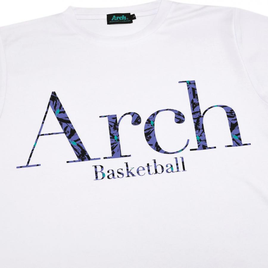 アーチ メンズ レディス バスケットボール 長袖Tシャツ brushed bloom
