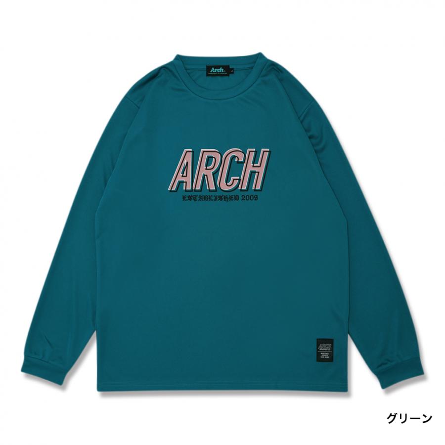 アーチ メンズ レディス バスケットボール 長袖Tシャツ shade logo L/S