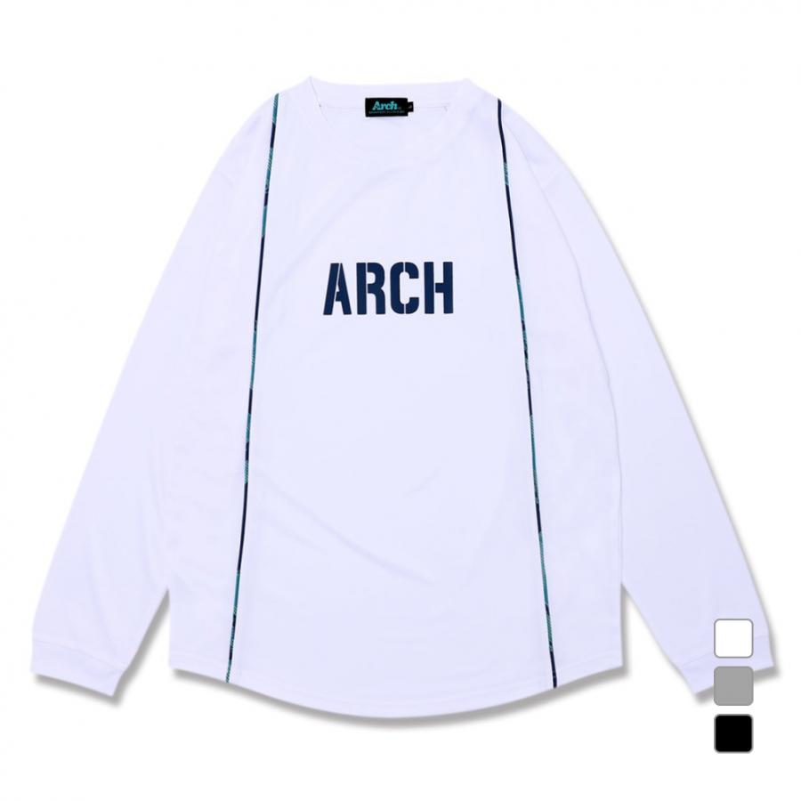 アーチ メンズ レディス バスケットボール 長袖Tシャツ tiger stripe