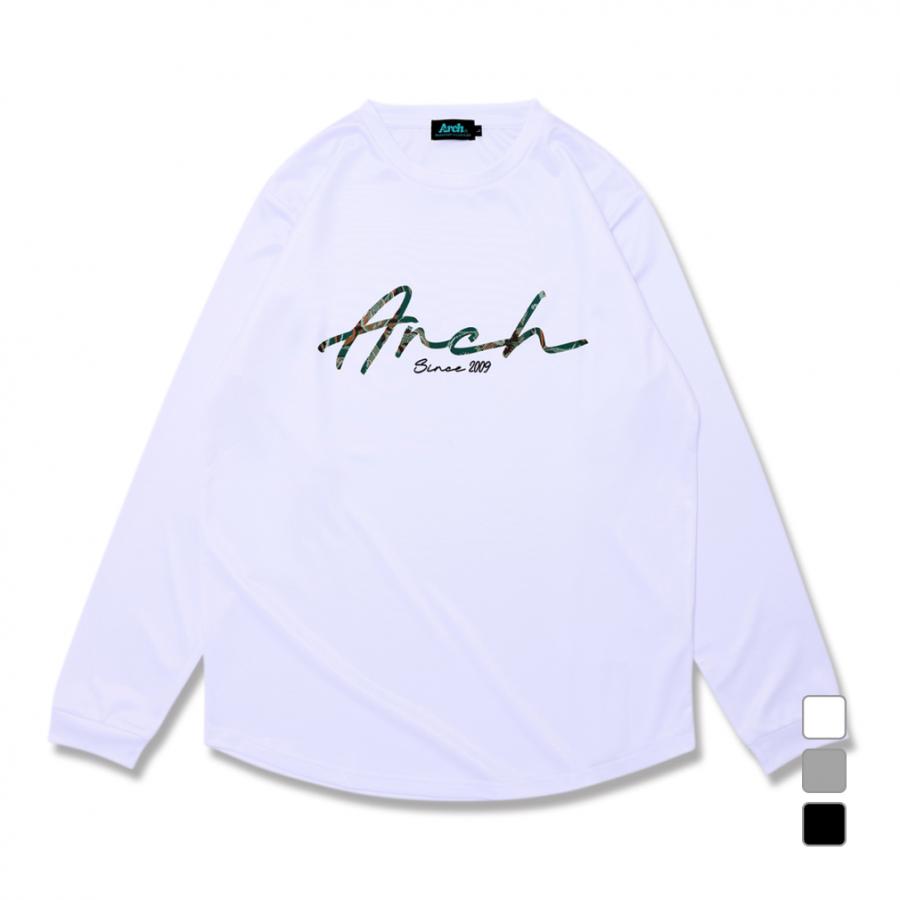 アーチ メンズ レディス バスケットボール 長袖Tシャツ gobelin fabric