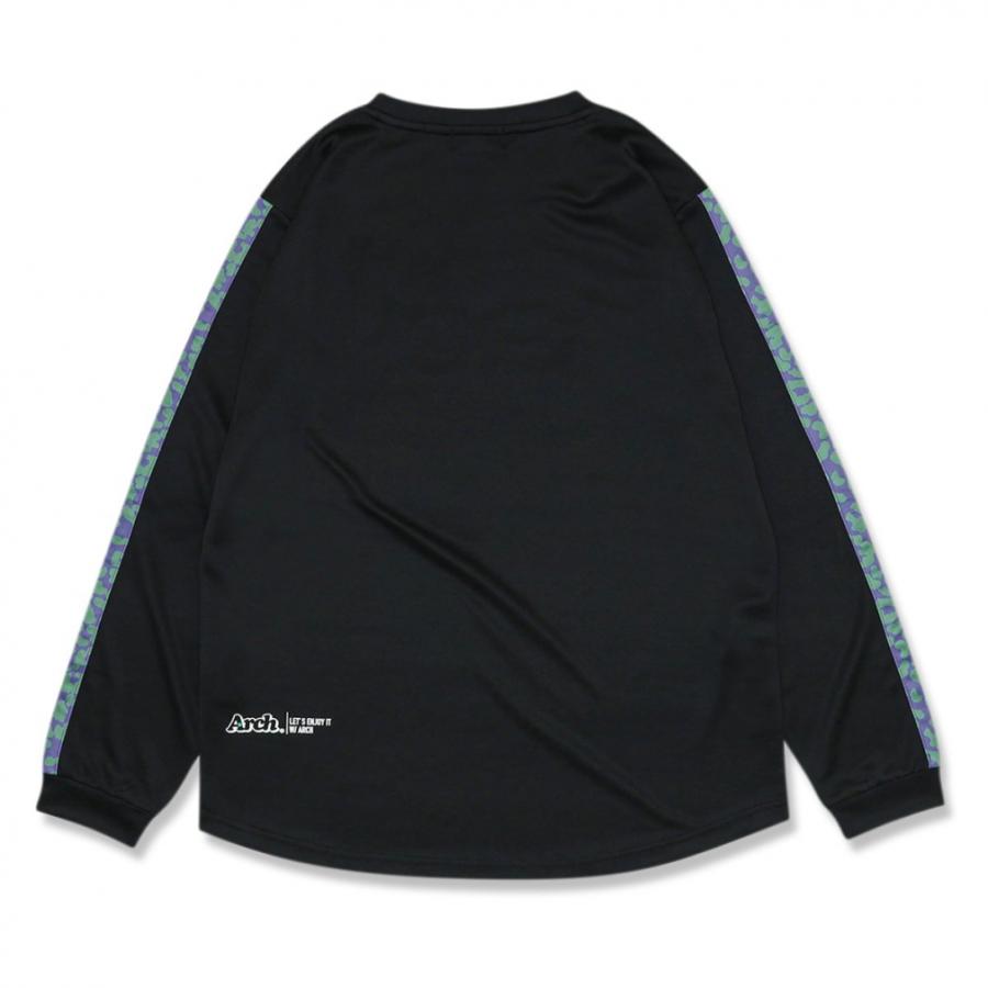 アーチ メンズ レディス バスケットボール 長袖Tシャツ two-tone