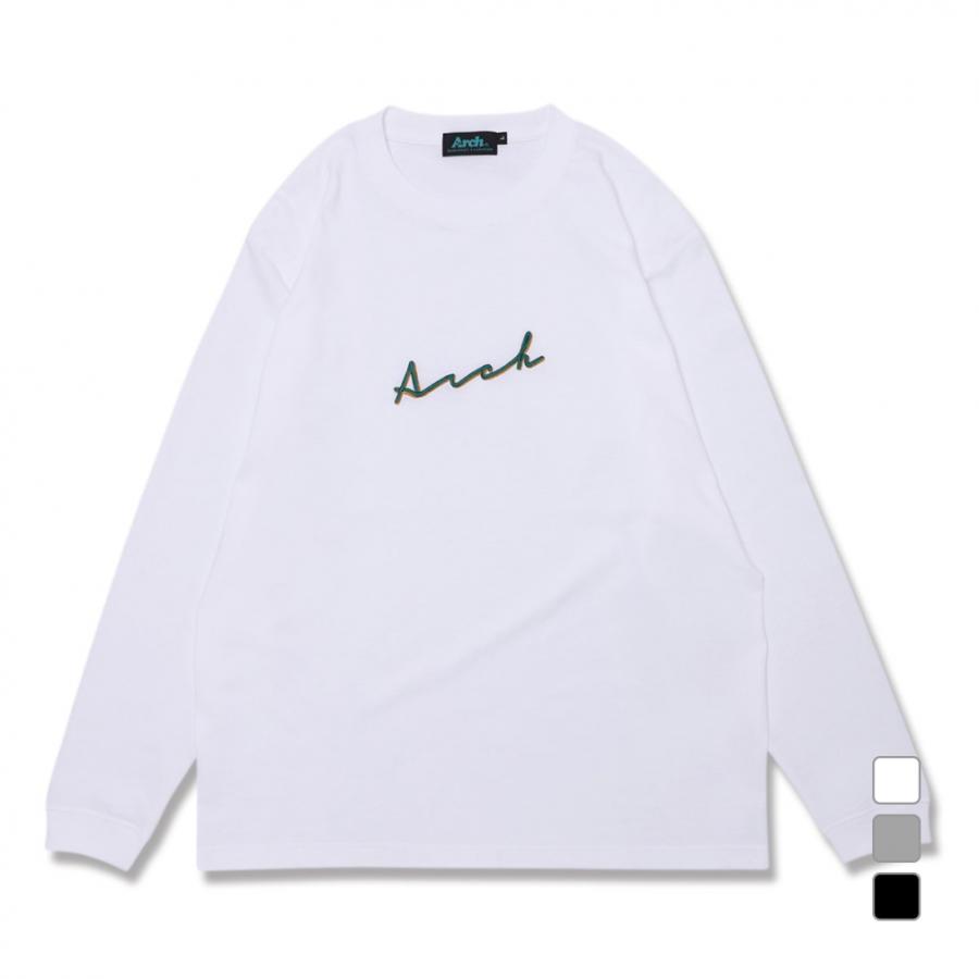アーチ メンズ レディス バスケットボール 長袖Tシャツ autograph logo