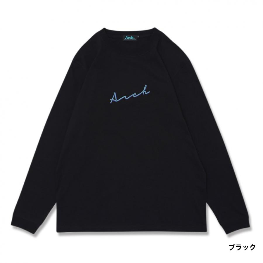 アーチ メンズ レディス バスケットボール 長袖Tシャツ autograph logo