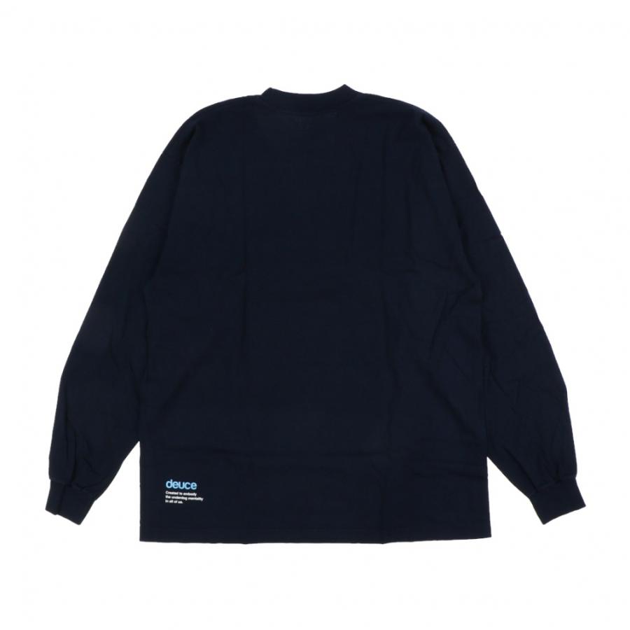 デュース メンズ レディス バスケットボール 長袖Tシャツ Garment Dyed