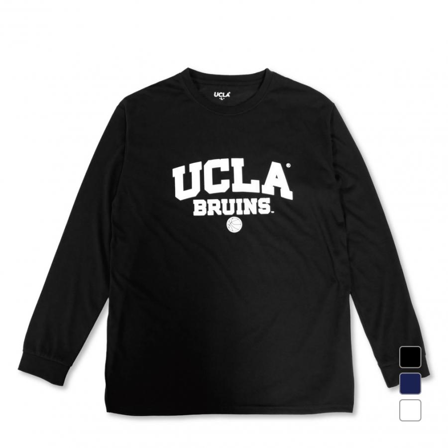 UCLA メンズ レディス バスケットボール 長袖Tシャツ アーチロゴ L/S T 