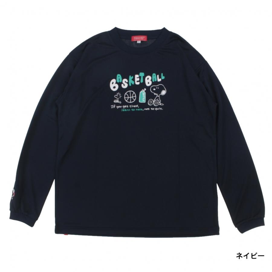 オンザコート メンズ レディス バスケットボール 長袖Tシャツ PEANUTS