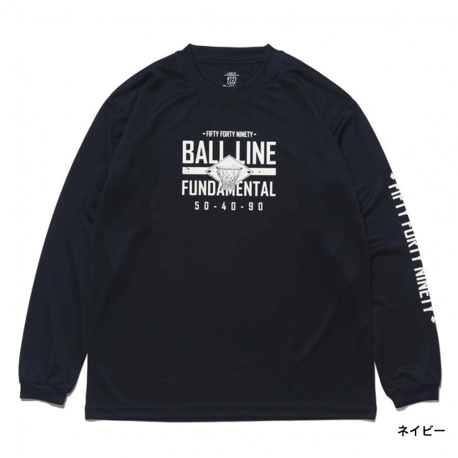 オンザコート メンズ レディス バスケットボール 長袖Tシャツ