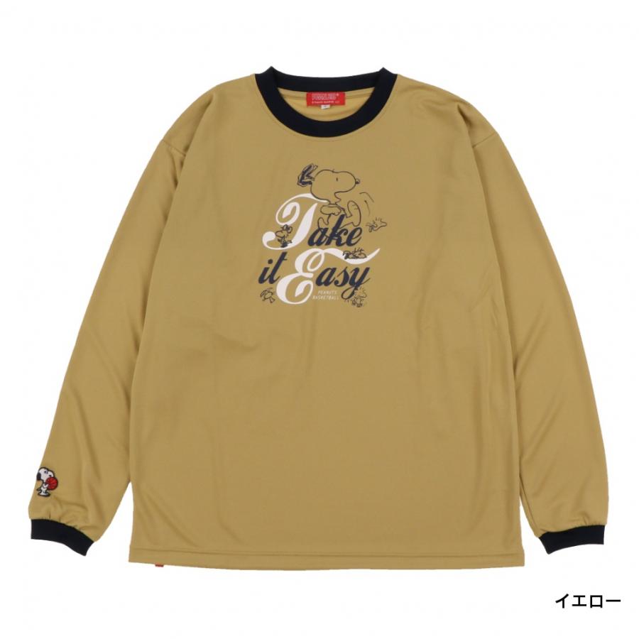 オンザコート メンズ レディス バスケットボール 長袖Tシャツ PEANUTSロングスリーブシャツ PNU-6519 ON THE COURT｜alpen-group｜03