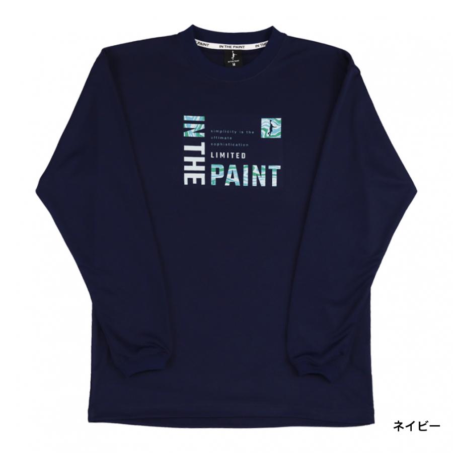 インザペイント メンズ レディス バスケットボール 長袖Tシャツ