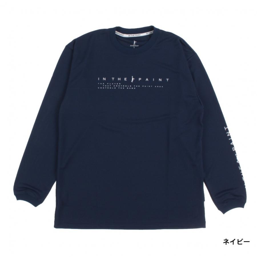 インザペイント メンズ レディス バスケットボール 長袖Tシャツ ロング