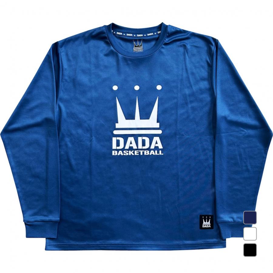 DADA メンズ レディス バスケットボール ロングTシャツ CROWN