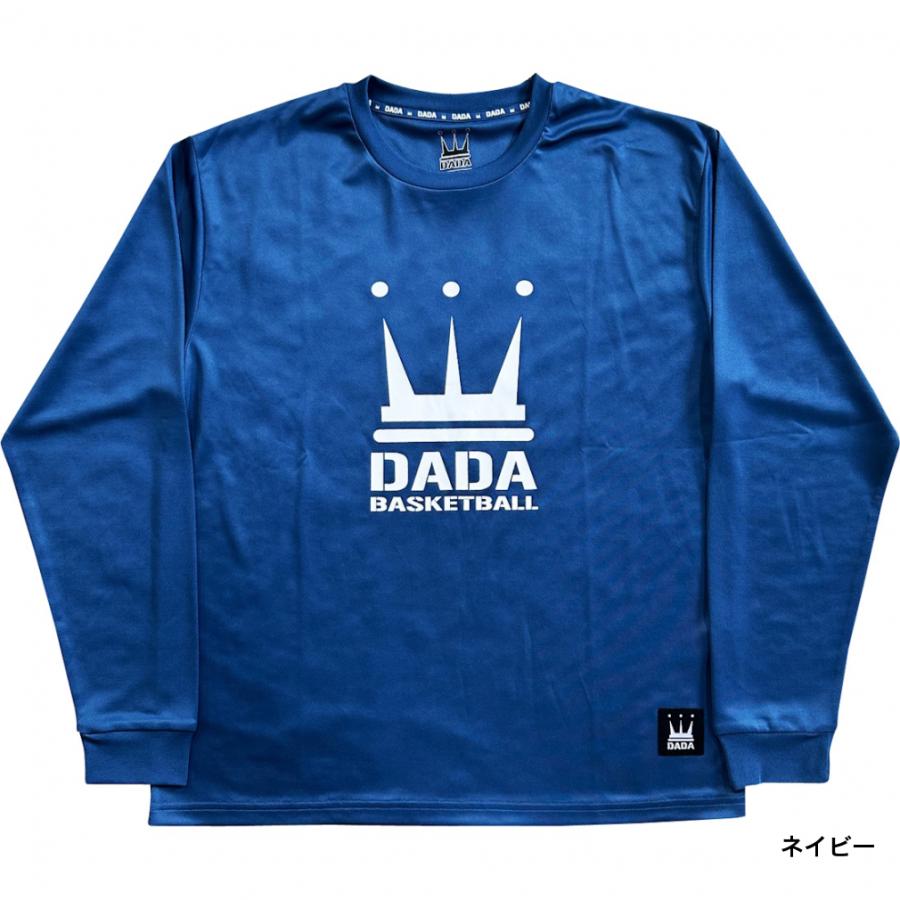 DADA メンズ レディス バスケットボール ロングTシャツ CROWN