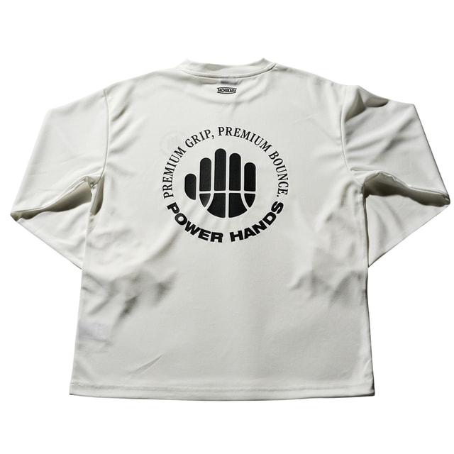 タチカラ メンズ レディス バスケットボールウェア 長袖Tシャツ POWER