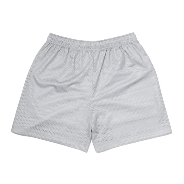 ★新品未使用 ハイドロゲンメッシュハーフパンツ ホワイト/グレー メンズ SPALDING（スポルディング） メンズ レディス バスケットボール ハーフ