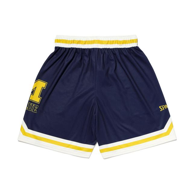 希少！ 90s USA製 NIKE ミシガン大学 バスパン ショーツ バスケット SPALDING（スポルディング） メンズ レディス バスケットボール ハーフ