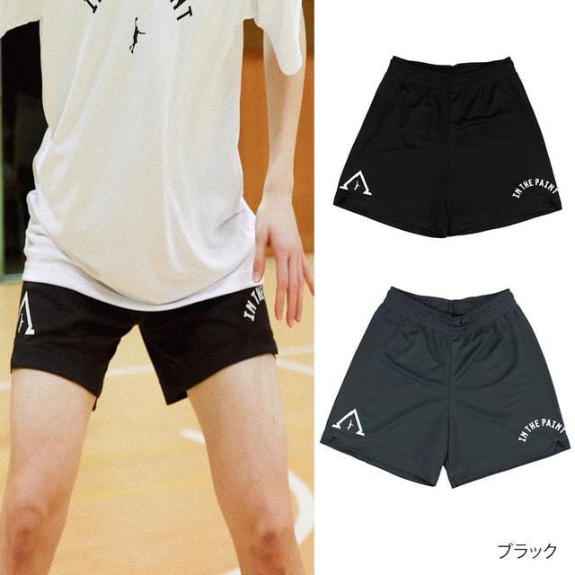 【ALOUND】■ツータック ベンチレーション ナイロン ショーツ (黒S)■ インザペイント メンズ レディス バスケットボール ハーフパンツ