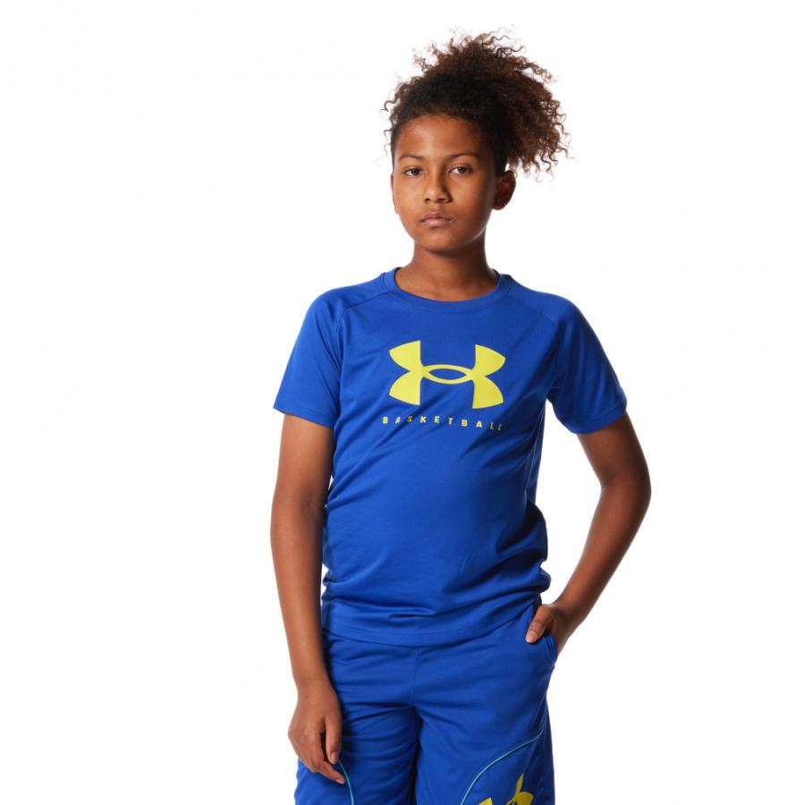 アンダーアーマー ジュニア キッズ・子供 バスケットボール 半袖Tシャツ UA BOYS TECH BIG LOGO SS 1378337
