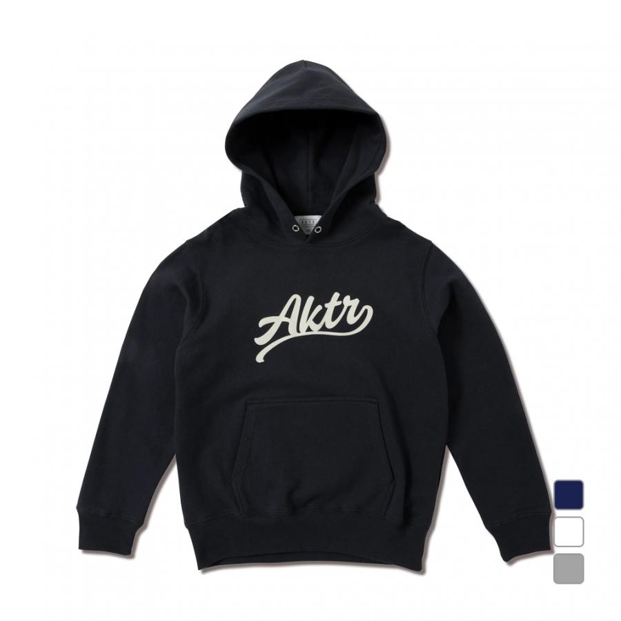 バスケットパーカー ジュニア キッズ ウェア  秋冬物 アクター AKTR KIDS SCRIPT LOGO SWEAT PU AKTR（アクター） ジュニア バスケットボール パーカー KIDS SCRIPT