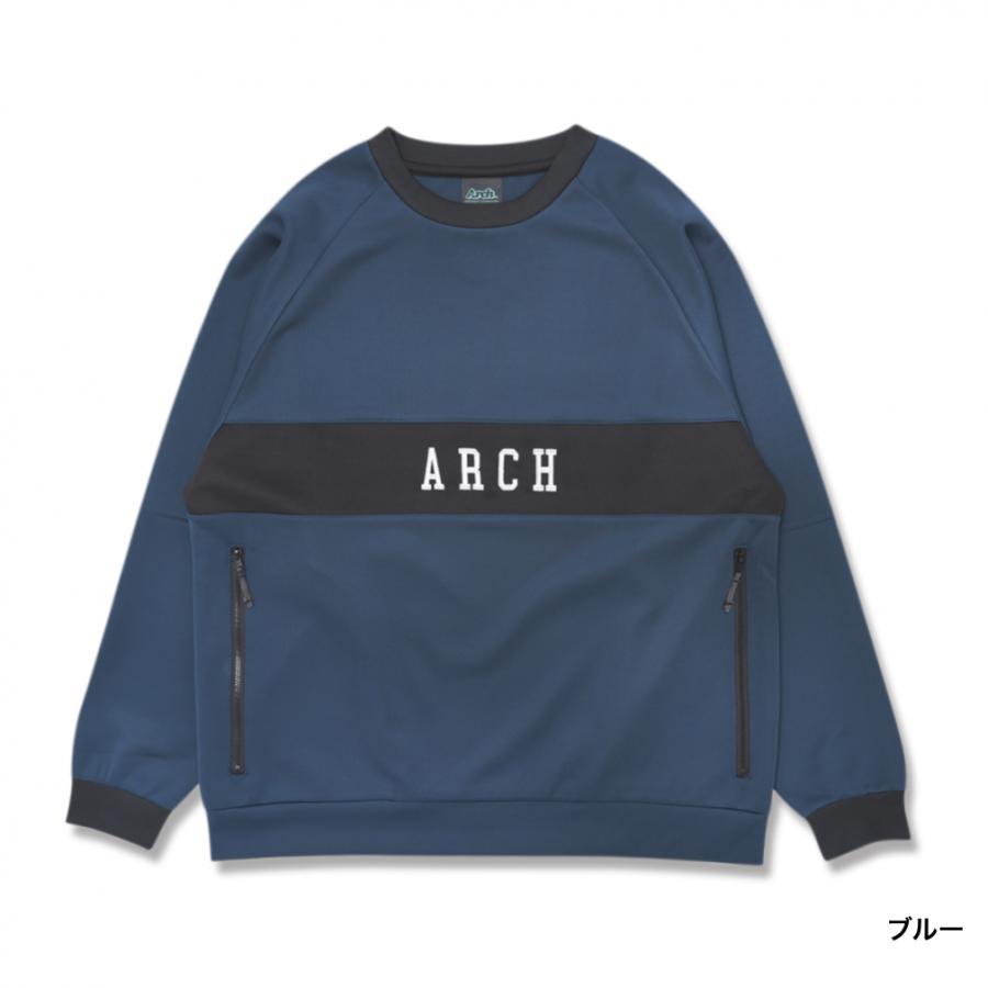 アーチ メンズ レディス バスケットボール トレーナー BB rim jersey crewneck T725 ジャージ クルーネック トップス Archの画像