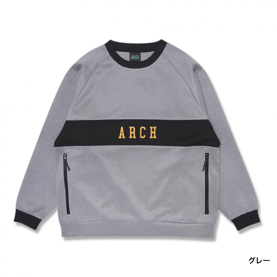 アーチ メンズ レディス バスケットボール トレーナー BB rim jersey crewneck T725 ジャージ クルーネック トップス Archの画像