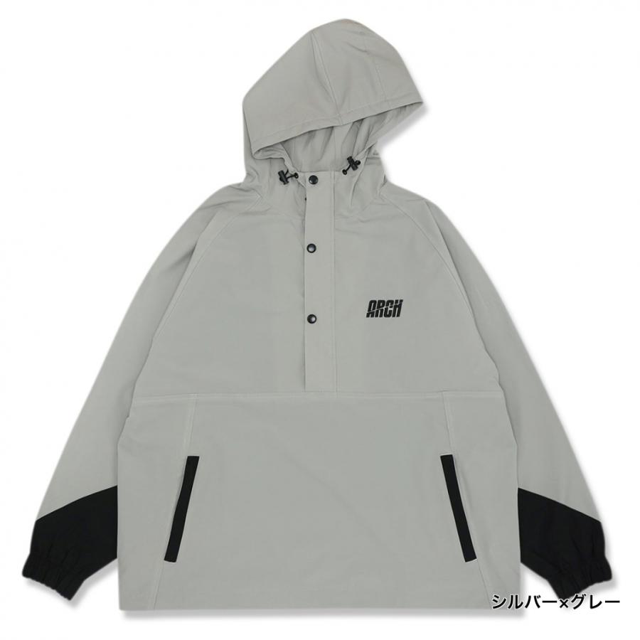 アーチ メンズ レディス バスケットボール アウタートップス split logo anorak jacket T723 Arch｜alpen-group｜02