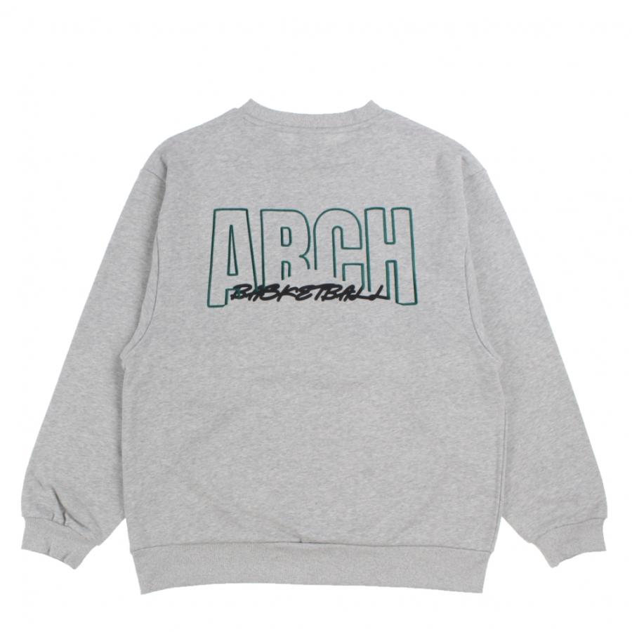 アーチ メンズ レディス バスケットボール トレーナー Arch rise up sweat crewneck T725 クルーネック スウェット Archの画像