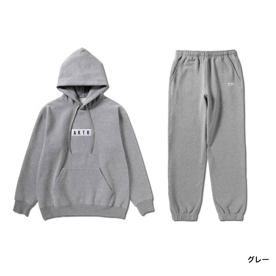 AKTR アクター メンズ レディス 上下セット LOGO SWEAT プル