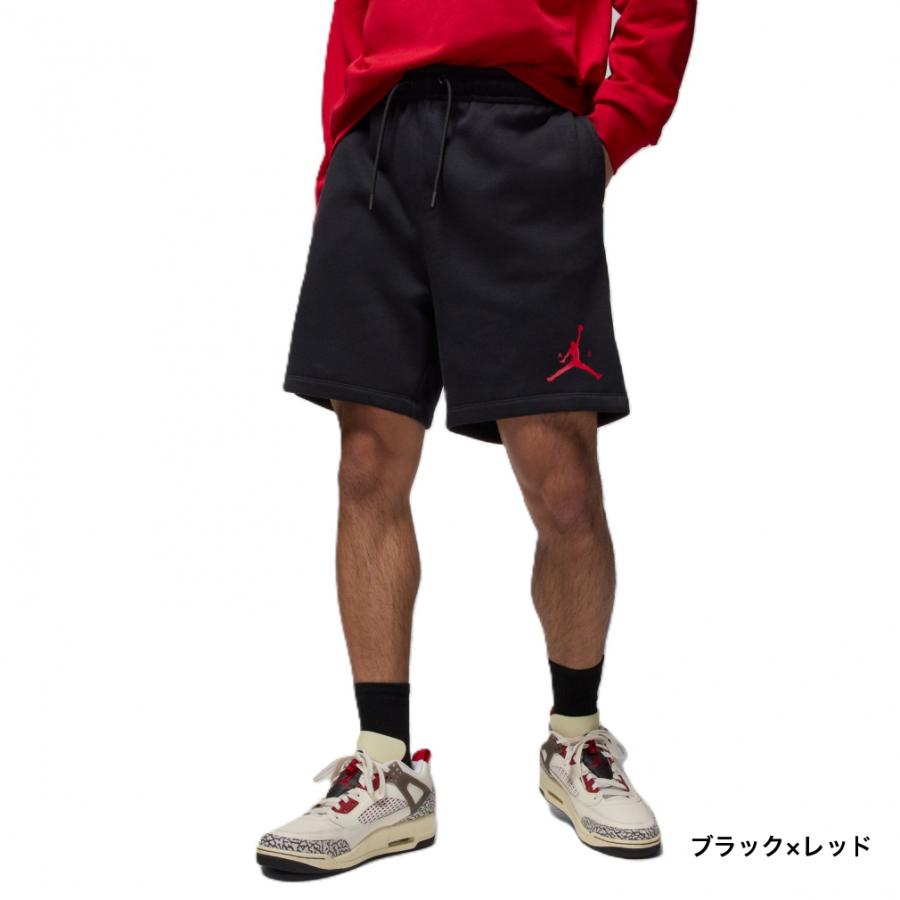 Jordan ブラックandレッドショートパンツ ジョーダン メンズ レディス バスケットボール ハーフパンツ ジャンプ