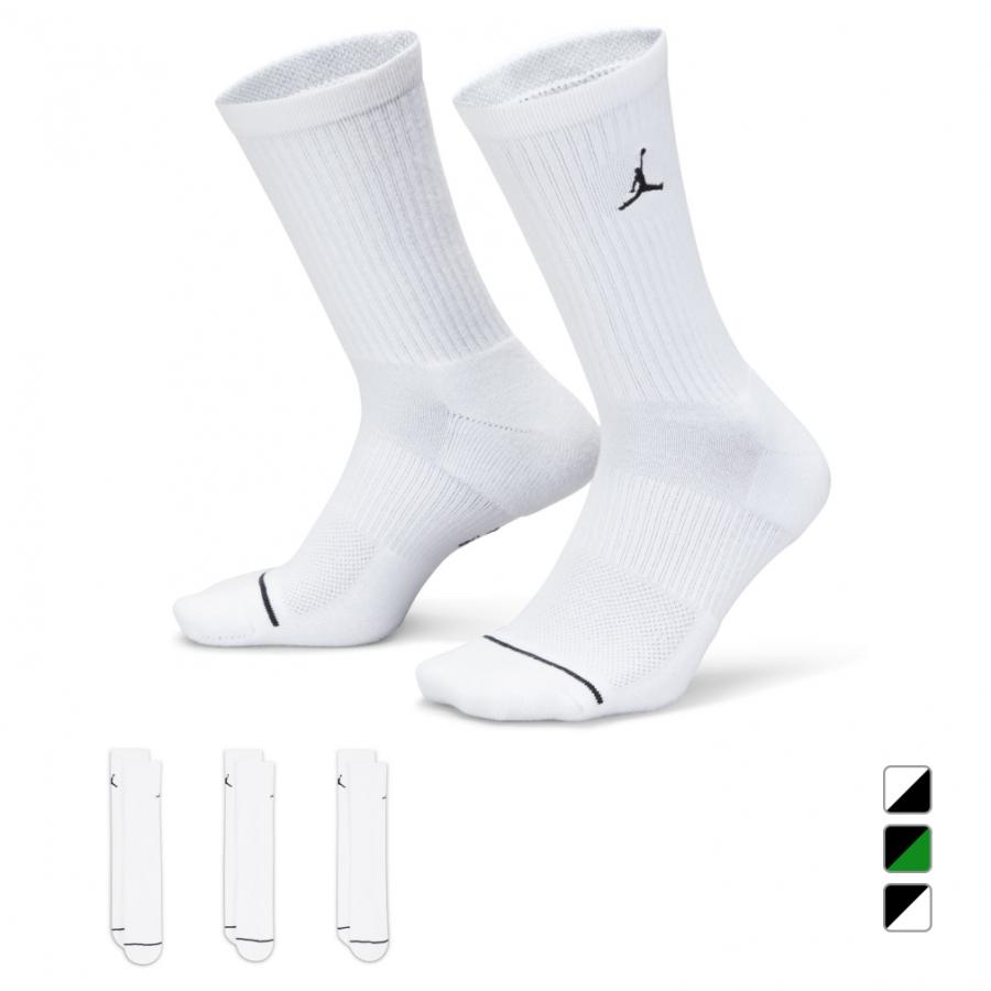 NIKE NBA バスケットボールソックス L 白 3 足 新品 ドライフィット ナイキ メンズ レディス バスケットボール ソックス エブリデイ クルー