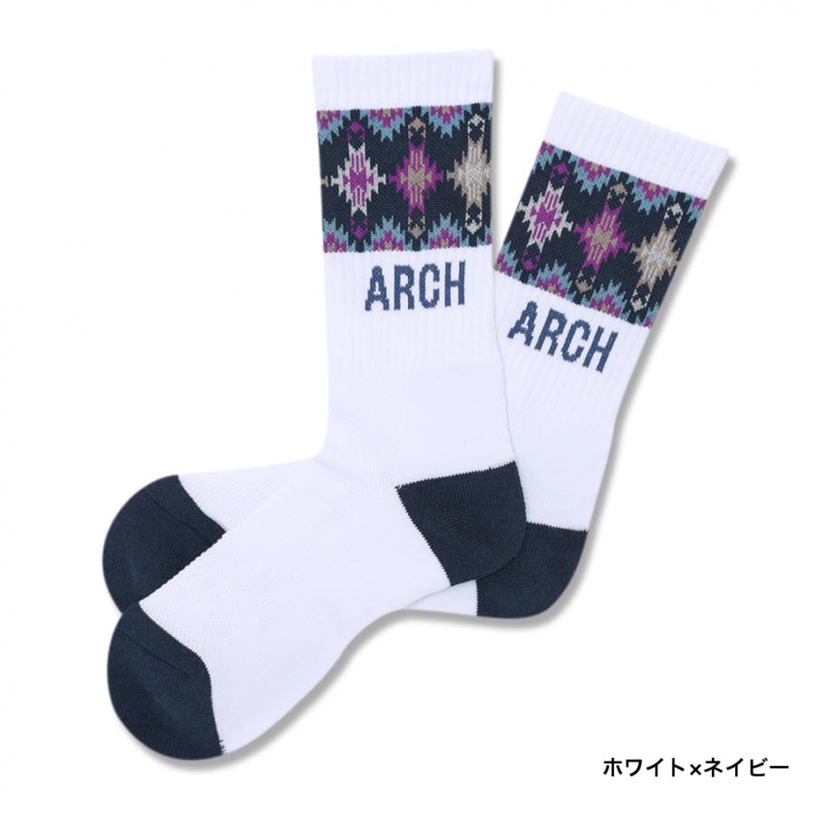 アーチ メンズ レディス バスケットボール ソックス native pattern