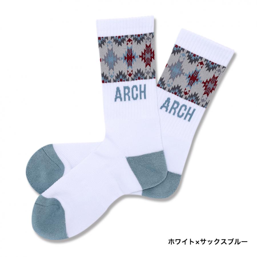 アーチ メンズ レディス バスケットボール ソックス native pattern