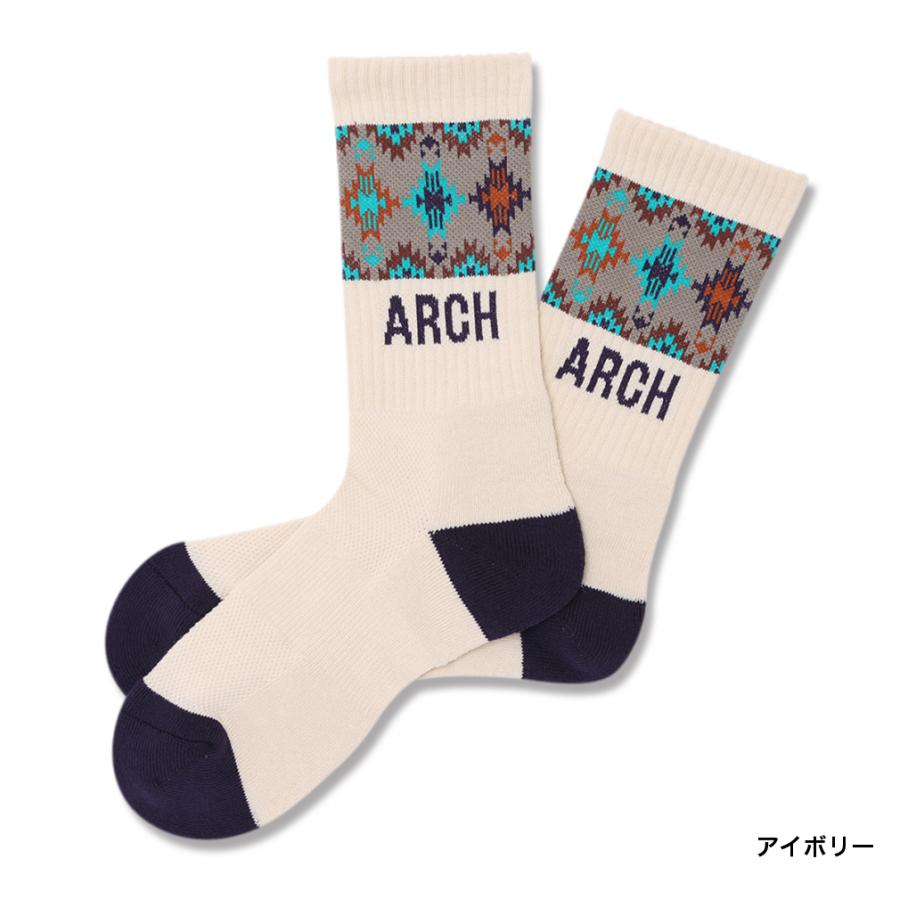 アーチ メンズ レディス バスケットボール ソックス native pattern