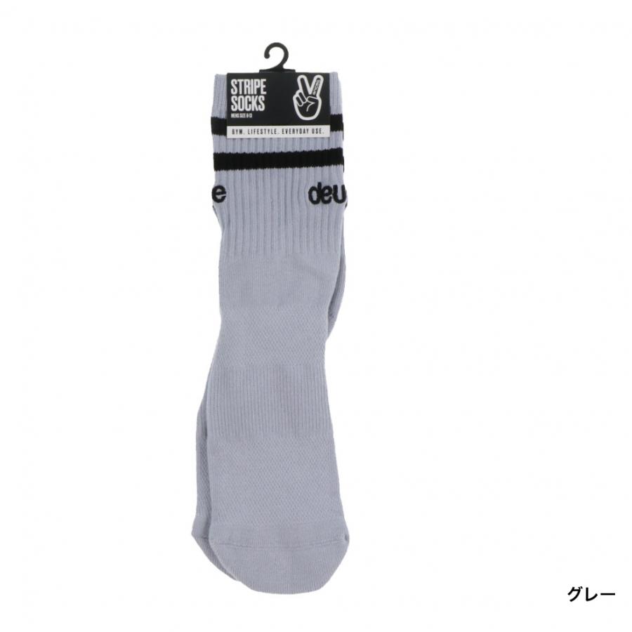 デュース メンズ レディス バスケットボール ソックス Deuce Stripe