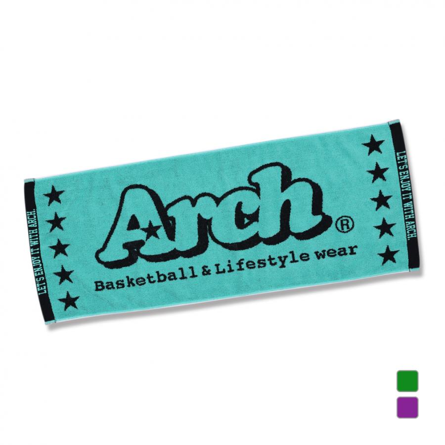 アーチ バスケットボール タオル basic logo jacquard towel
