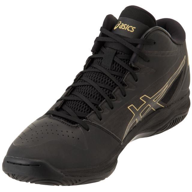 セール アシックス ゲル フープ Gelhoop V11 1061a015 バスケットボール シューズ ブラック ゴールド レギュラー バッシュ 黒 Asics
